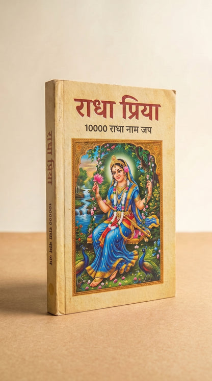 राधा प्रिया (Radha Priya) – 10,000 राधा नाम जप पुस्तक | Premium Naam Jap Book